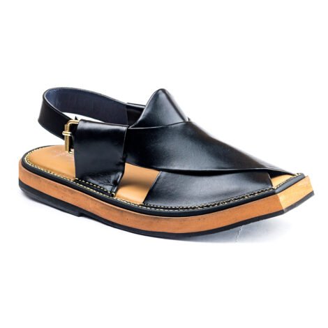 Kaptaan Chappal Black