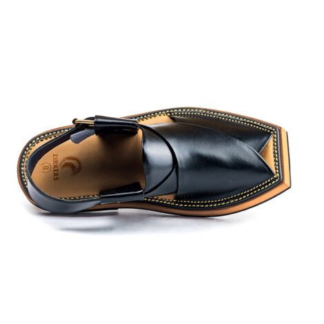 Kaptaan Chappal Black - Image 3