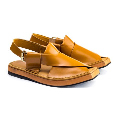 Kaptaan Chappal Yellow - Image 5