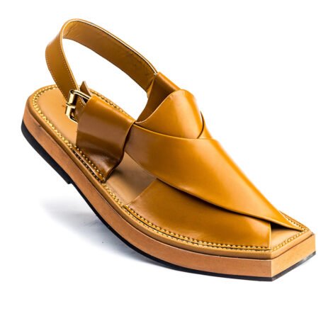 Kaptaan Chappal Yellow - Image 4