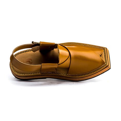 Kaptaan Chappal Yellow - Image 3