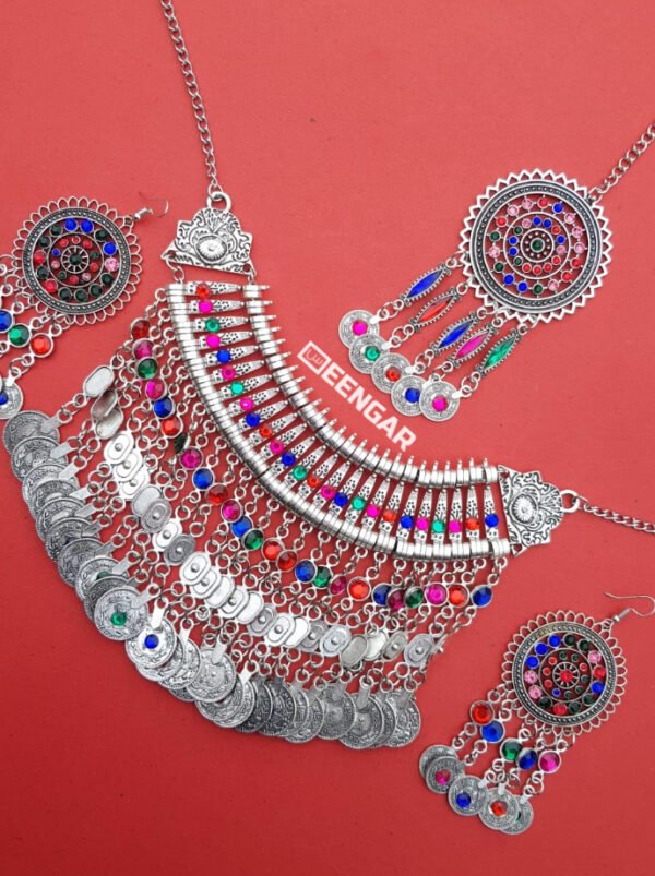 Sat Rangi Coin Afghan Jewelry Set