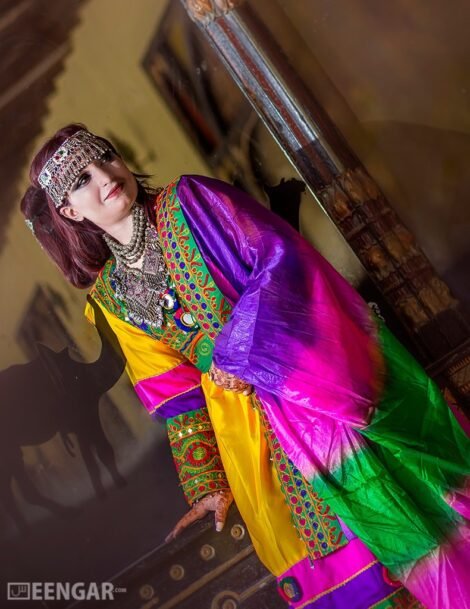 Vibrant Afghani Frock